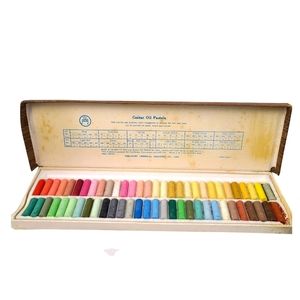 Vintage Guitar Oil Pastels Art Kit MCM Japan